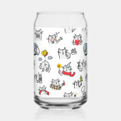 Hübsche Katzen, Milch und Magie. Dosenglas (Links)