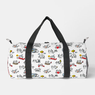 Hübsche Katzen, Milch und Magie. Duffle Bag