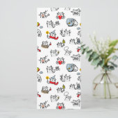Hübsche Katzen, Milch und Magie. Einladung (Stehend Vorderseite)