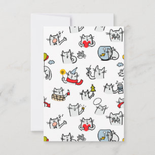 Hübsche Katzen, Milch und Magie. Einladung