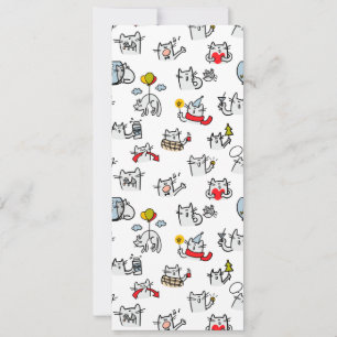 Hübsche Katzen, Milch und Magie. Einladung