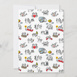 Hübsche Katzen, Milch und Magie. Einladung