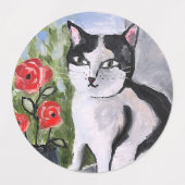 Hübsche Katzen, Milch und Magie. Etiketten (Design 2)