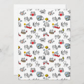 Hübsche Katzen, Milch und Magie. Feiertagskarte (Vorne/Hinten)