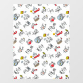 Hübsche Katzen, Milch und Magie. Fensteraufkleber (Blatt)