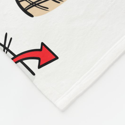 Hübsche Katzen, Milch und Magie. Fleecedecke (Ecke)