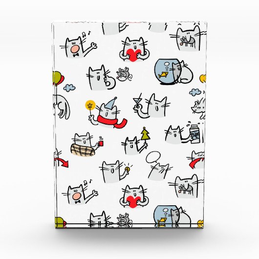 Hübsche Katzen, Milch und Magie. Fotoblock (Vorderseite)