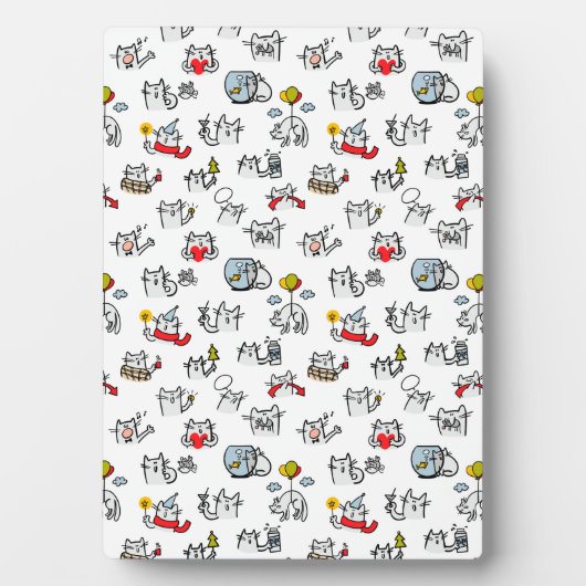 Hübsche Katzen, Milch und Magie. Fotoplatte (Vorderseite)