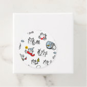Hübsche Katzen, Milch und Magie. Geschenkanhänger (Beispiel)