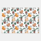 Hübsche Katzen, Milch und Magie. Geschenkpapier Set (Vorderseite 3)