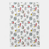 Hübsche Katzen, Milch und Magie. Geschirrtuch (Vertikal)