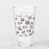 Hübsche Katzen, Milch und Magie. Glas (Rückseite)