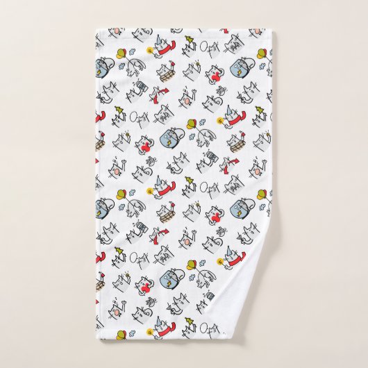 Hübsche Katzen, Milch und Magie. Handtuch (Handtuch)