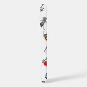 Hübsche Katzen, Milch und Magie. iPhone Hülle (Linke Seite)