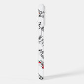 Hübsche Katzen, Milch und Magie. iPhone Hülle (Rechte Seite)