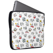 Hübsche Katzen, Milch und Magie. Laptopschutzhülle (Vorne Rechts)