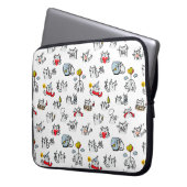 Hübsche Katzen, Milch und Magie. Laptopschutzhülle (Vorderseite Links)