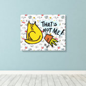 Hübsche Katzen, Milch und Magie. Leinwanddruck (Insitu (Holzboden))