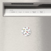 Hübsche Katzen, Milch und Magie. Magnet (In Situ (Geschirrspüler))