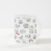 Hübsche Katzen, Milch und Magie. Mattglastasse (VorderseiteRechts)