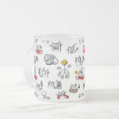 Hübsche Katzen, Milch und Magie. Mattglastasse (Vorderseite Links)