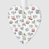 Hübsche Katzen, Milch und Magie. Ornament (Vorderseite)