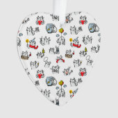 Hübsche Katzen, Milch und Magie. Ornament (Vorderseite)
