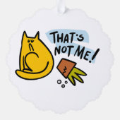 Hübsche Katzen, Milch und Magie. Ornament Karte (Rückseite)