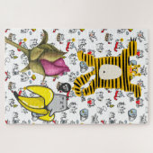 Hübsche Katzen, Milch und Magie. Puzzle (Horizontal)