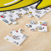 Hübsche Katzen, Milch und Magie. Puzzle (Seite)