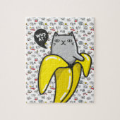 Hübsche Katzen, Milch und Magie. Puzzle (Vertikal)