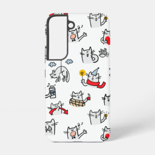 Hübsche Katzen, Milch und Magie. Samsung Galaxy Hülle