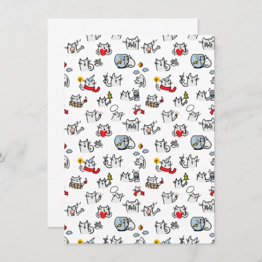 Hübsche Katzen, Milch und Magie. Save The Date (Vorne/Hinten)