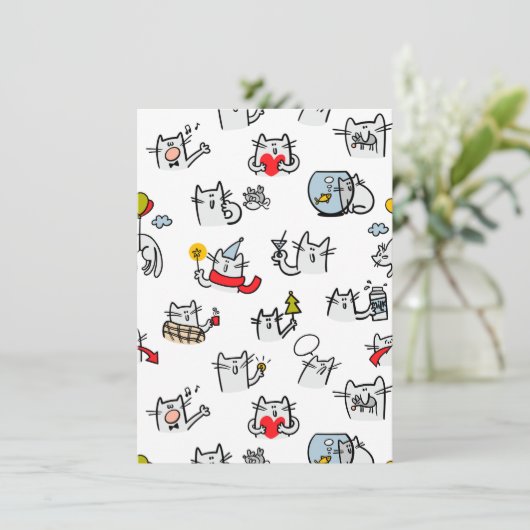 Hübsche Katzen, Milch und Magie. Save The Date (Stehend Vorderseite)