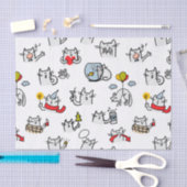 Hübsche Katzen, Milch und Magie. Seidenpapier (Handwerk)