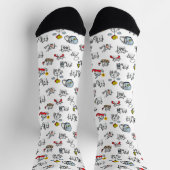 Hübsche Katzen, Milch und Magie. Socken (Oben)