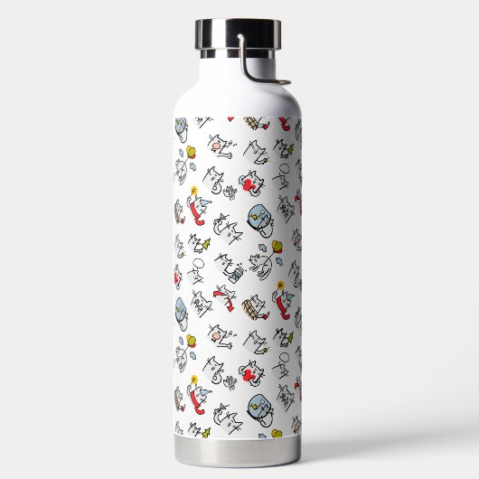 Hübsche Katzen, Milch und Magie. Trinkflasche (links)