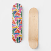 Hübsche Katzen Skateboard (Vorderseite)