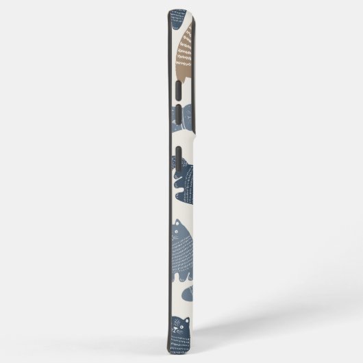 Hübsche Katzenmuster Samsung Galaxy Hülle (Rechte Seite)