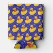 Hübsche Kautschukenten Gelbe Entenbäuerin Dosenkühler (Vorderseite)