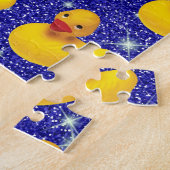 Hübsche Kautschukenten Gelbe Entenbäuerin Puzzle (Seite)