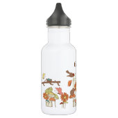 Hübsche Kernvögel und Tiere Personalisiert Edelstahlflasche (Links)