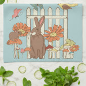 Hübsche Kernvögel und Tiere Personalisiert Geschirrtuch (Gefaltet)