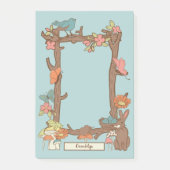 Hübsche Kernvögel und Tiere Personalisiert Post-it Klebezettel (Vorderseite)