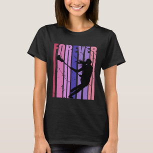 Hübsche Kids Forever Lacrosse Bday Player Team Vin T-Shirt