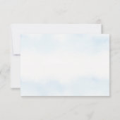 Hübsche Kiefernwälder Hochzeit Rsvp Reaktion (Rückseite)