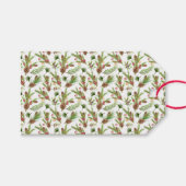 Hübsche Kiefernzapfen und -kuppeln Botanisch Geschenkanhänger (Vorderseite (Horizontal))