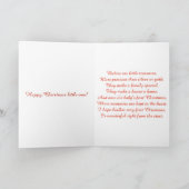 Hübsche Kinderkarte Feiertagskarte (Innenseite)