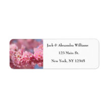 Hübsche Kirschblüte Rosa Chic Rücksendeadresse