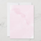 Hübsche Kirschblüten in Rosa Einladung (Rückseite)